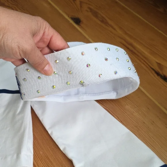 Nautical Sailor Costume for Kids - White and Blue - Picture 14 of 14